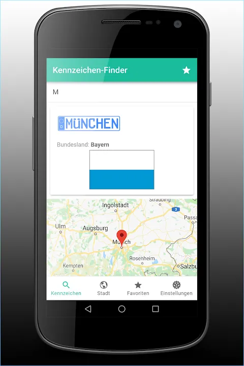 Kennzeichen-Finder mit Karte Kennzeichen-Finder mit Karte