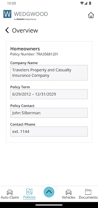 Wedgwood Insurance W/24 Wedgwood Insurance W/24
