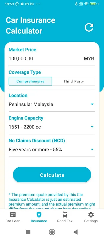 Car Loan Calculator (Malaysia) Car Loan Calculator (Malaysia)