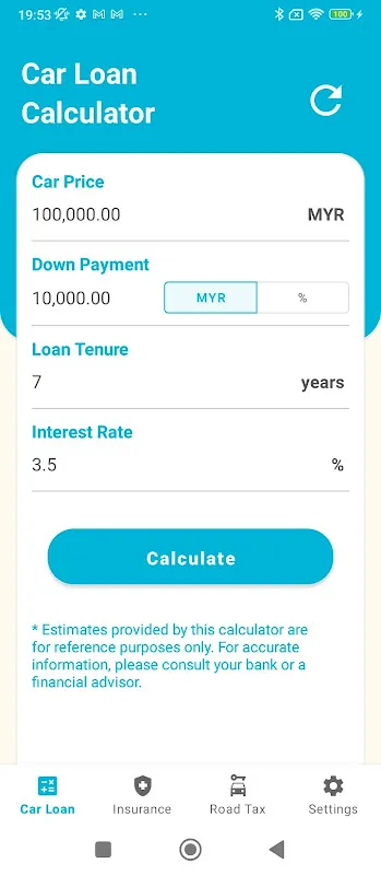 Car Loan Calculator (Malaysia) Car Loan Calculator (Malaysia)
