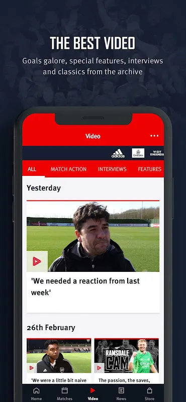Arsenal Official App Arsenal Official App