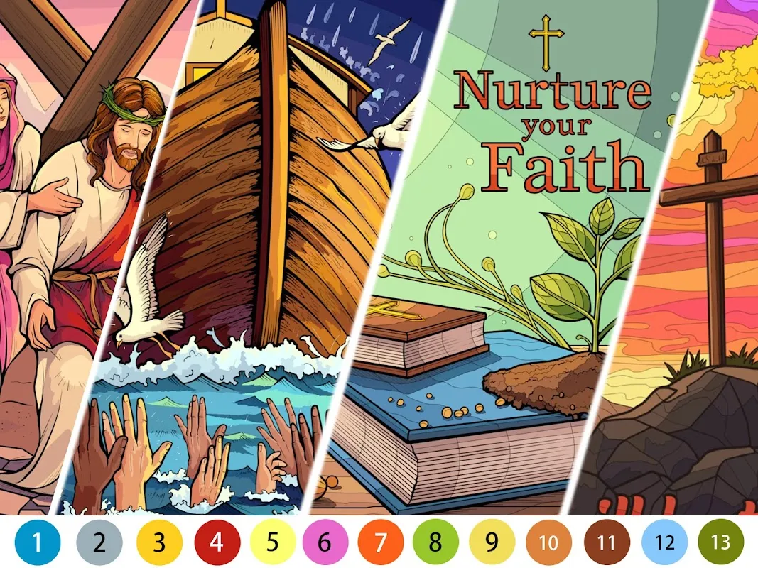 Bible Color Paint By Number Bible Color Paint By Number
