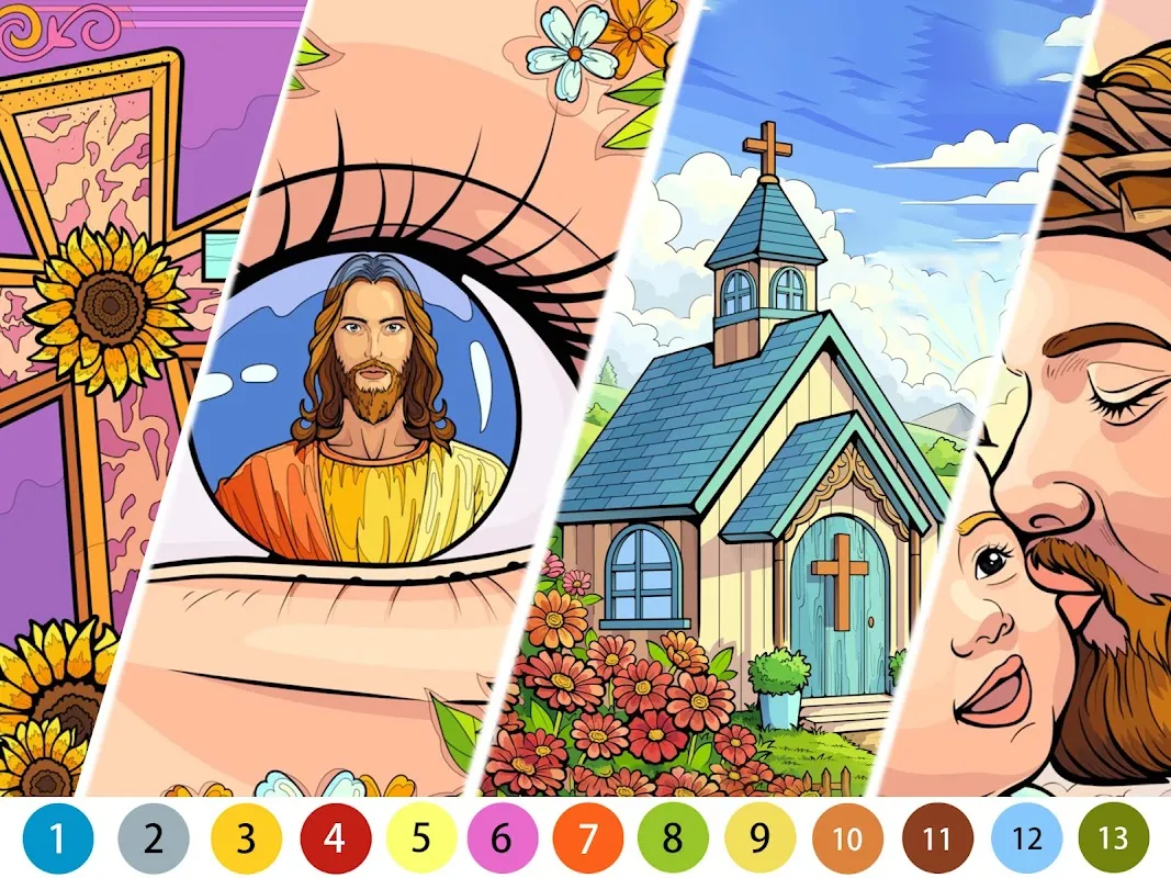 Bible Color Paint By Number Bible Color Paint By Number