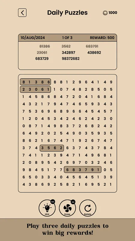 Number Search - Hardest Game Number Search - Hardest Game