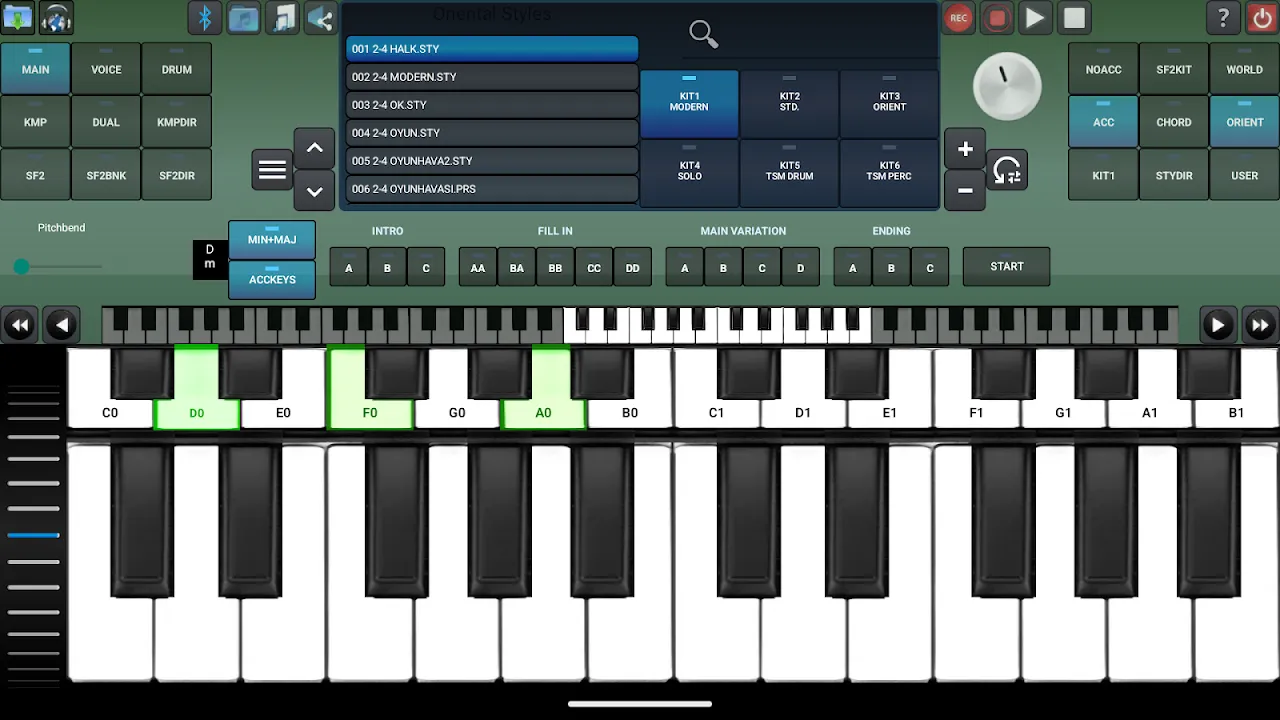 Arranger Keyboard Arranger Keyboard