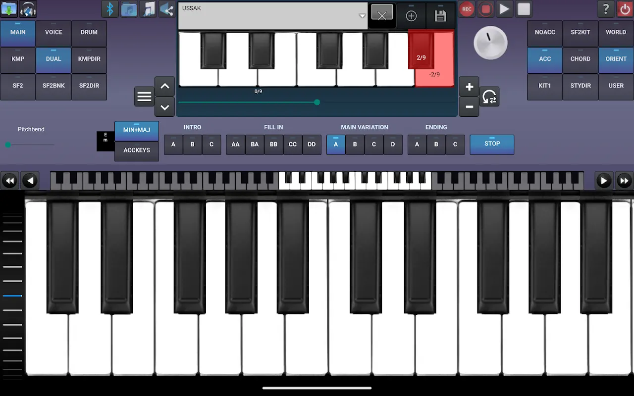 Arranger Keyboard Arranger Keyboard