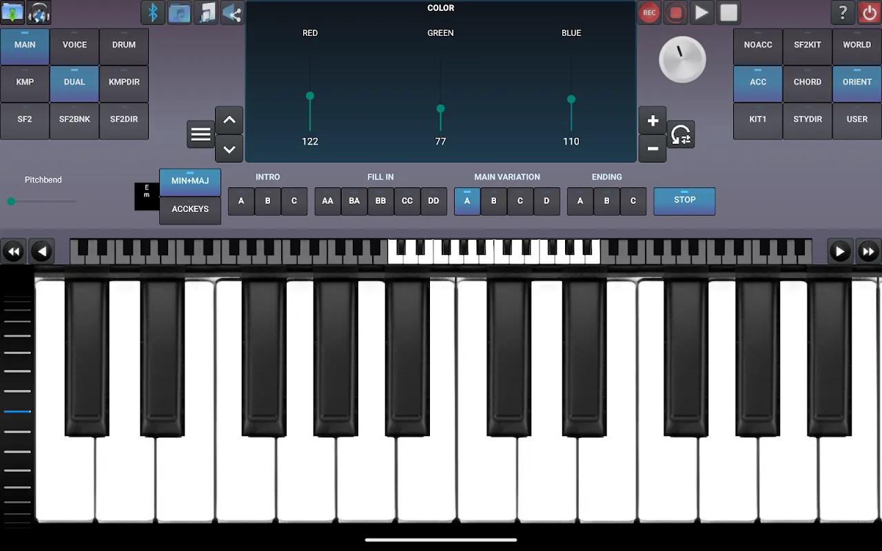 Arranger Keyboard Arranger Keyboard
