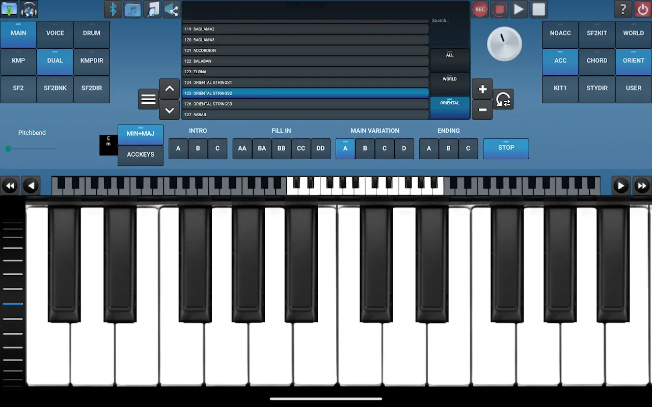 Arranger Keyboard Arranger Keyboard