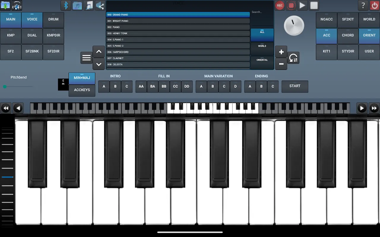 Arranger Keyboard Arranger Keyboard