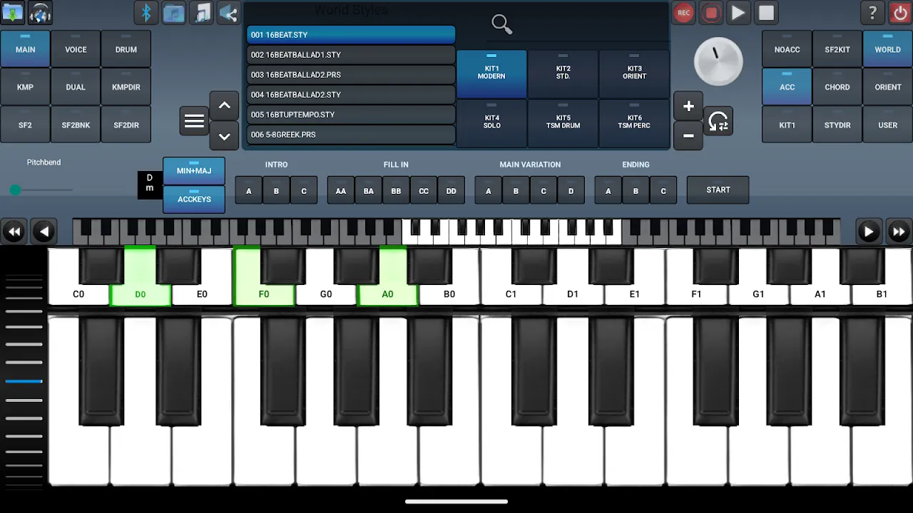 Arranger Keyboard Arranger Keyboard