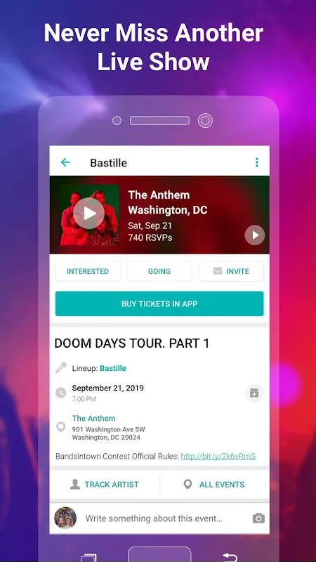 Bandsintown Concerts Bandsintown Concerts