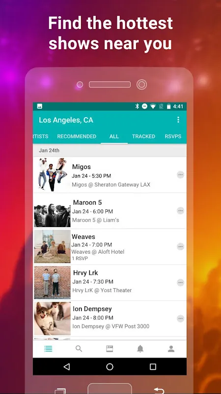 Bandsintown Concerts Bandsintown Concerts