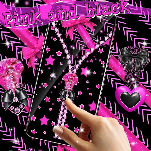 Locker black and pink Locker black and pink