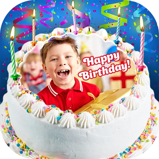 Photo On Birthday Cake