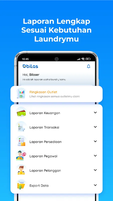 Bilas Outlet-Manajemen Laundry Bilas Outlet-Manajemen Laundry