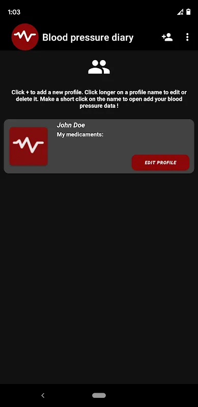 Blood pressure Diary App Blood pressure Diary App