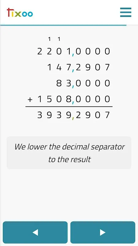 Tixoo - Long division Tixoo - Long division