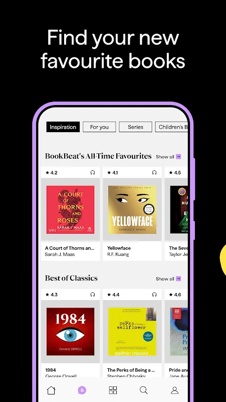 BookBeat Audiobooks & E-books BookBeat Audiobooks & E-books