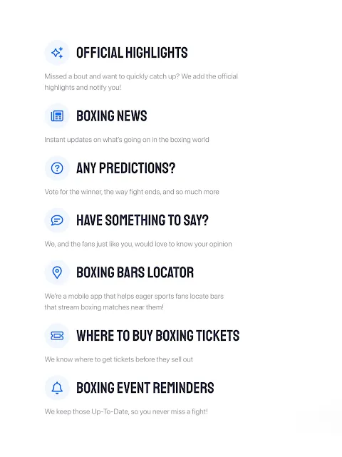 Boxing Showtimes Boxing Showtimes