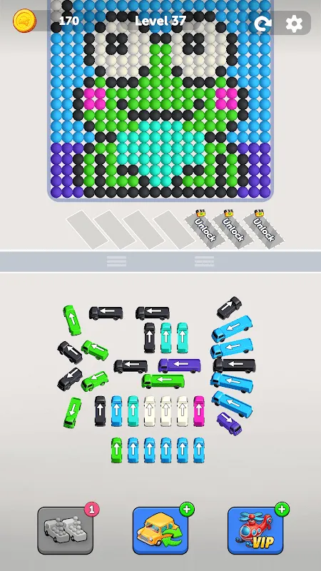 Bubble Jam- Bus Parking Puzzle Bubble Jam- Bus Parking Puzzle
