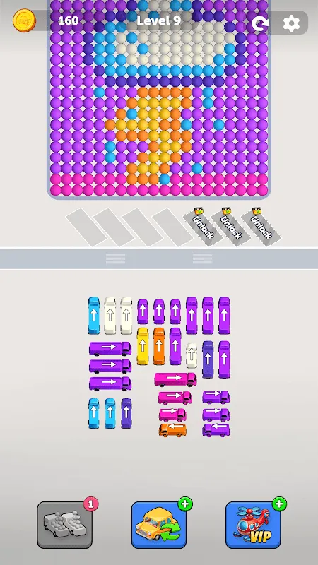 Bubble Jam- Bus Parking Puzzle Bubble Jam- Bus Parking Puzzle