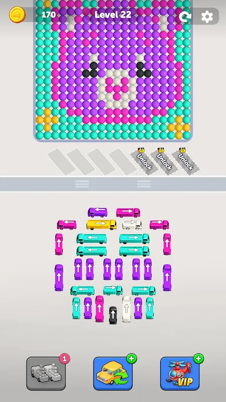 Bubble Jam- Bus Parking Puzzle Bubble Jam- Bus Parking Puzzle