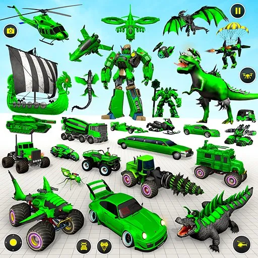 Heli Robot Car Game