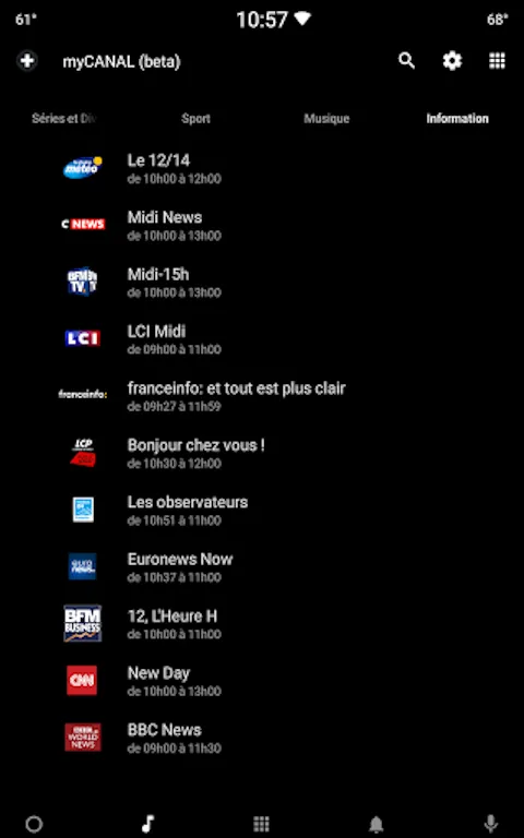 CANAL+, Live and catch-up TV CANAL+, Live and catch-up TV