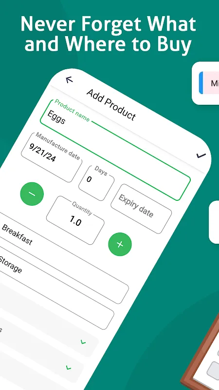 Food List Tracking & Shopping Food List Tracking & Shopping