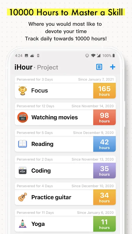 iHour - Habit & Skill Tracker iHour - Habit & Skill Tracker