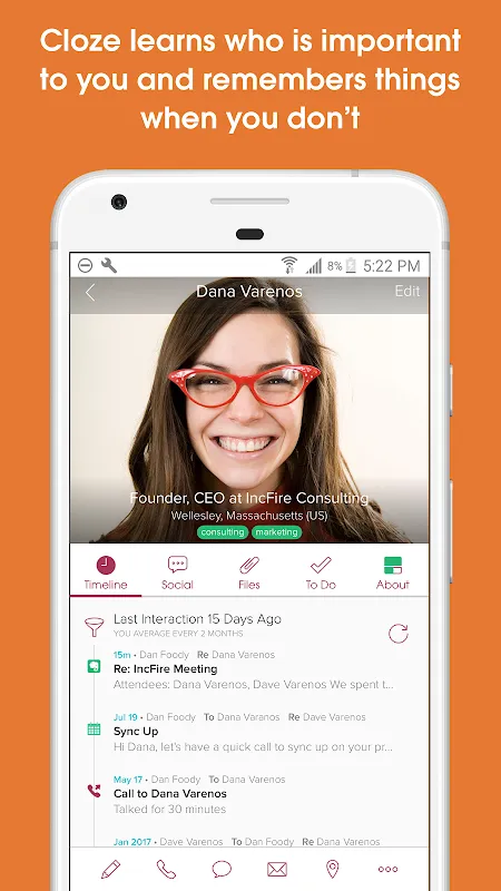 Cloze Relationship Management Cloze Relationship Management