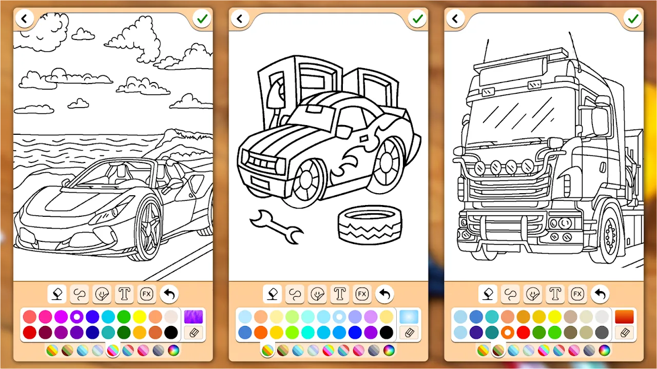 Cars Coloring & Drawing Game Cars Coloring & Drawing Game