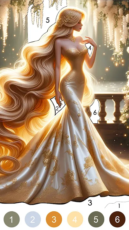 Princess Dress Coloring Game Princess Dress Coloring Game