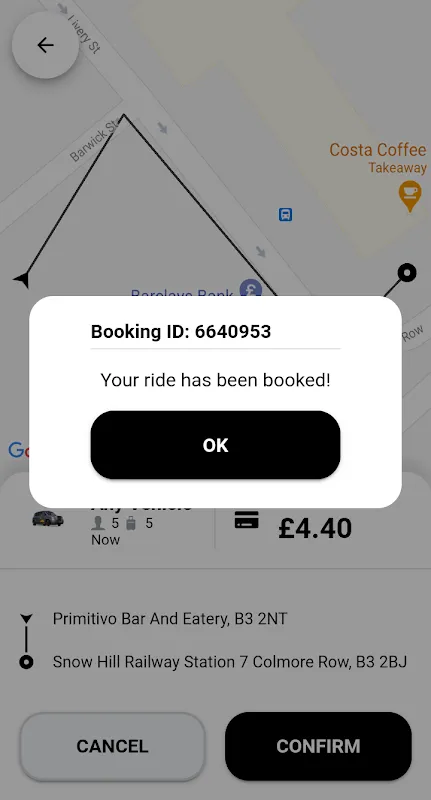 My Instant Black Cab Lifeline