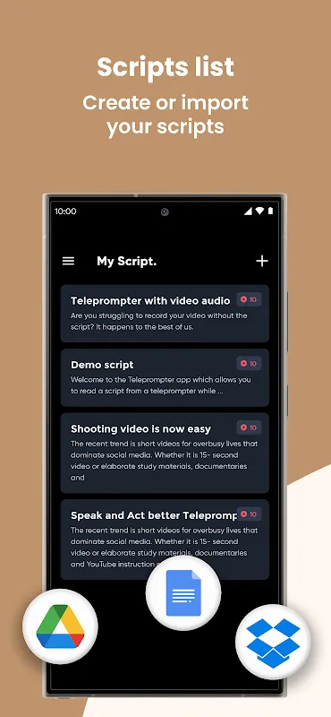 Teleprompter with Video Audio Teleprompter with Video Audio