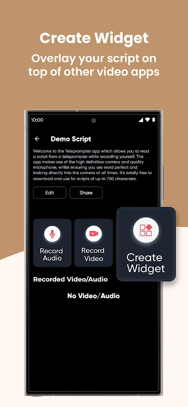 Teleprompter with Video Audio Teleprompter with Video Audio