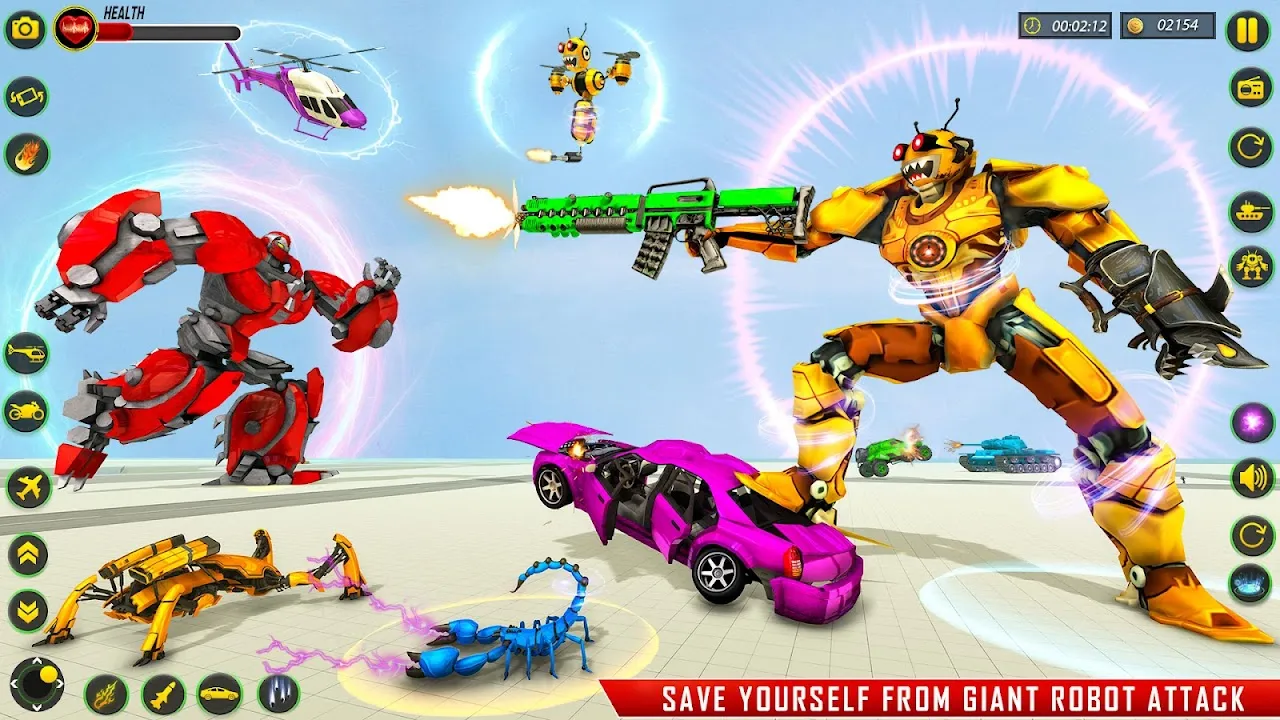 Bee Robot Car Transform Games Bee Robot Car Transform Games