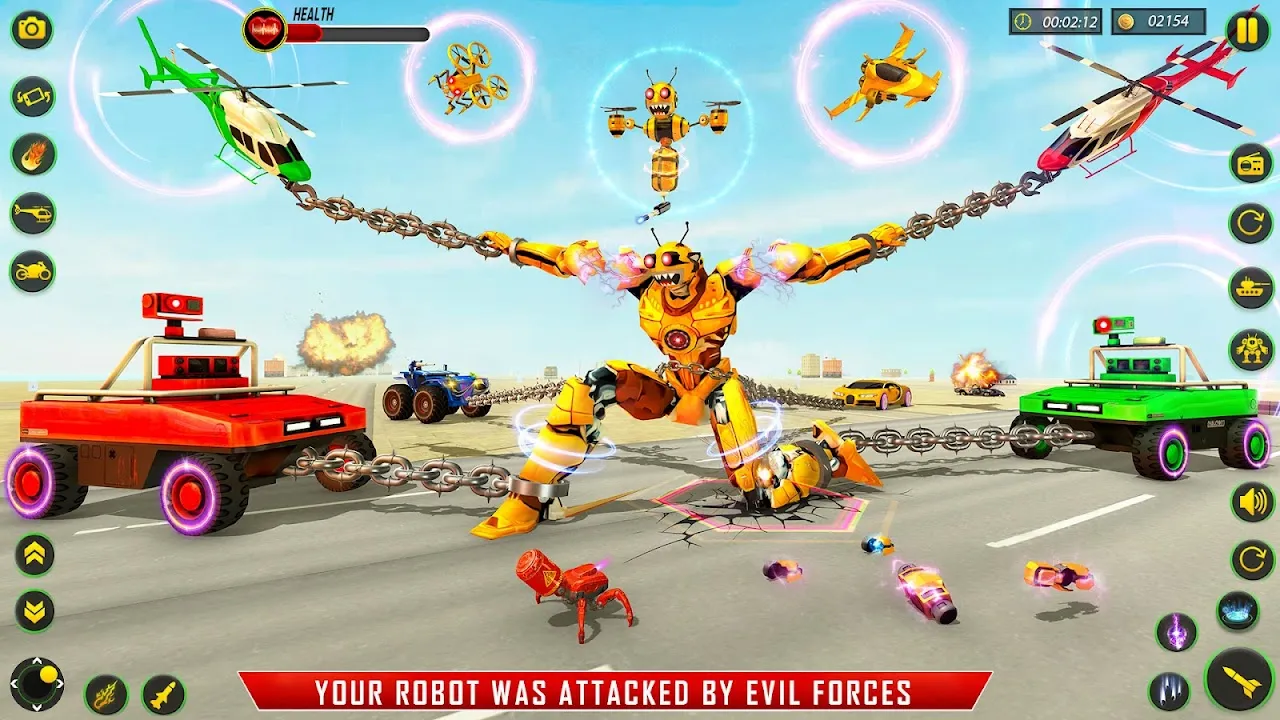 Bee Robot Car Transform Games Bee Robot Car Transform Games