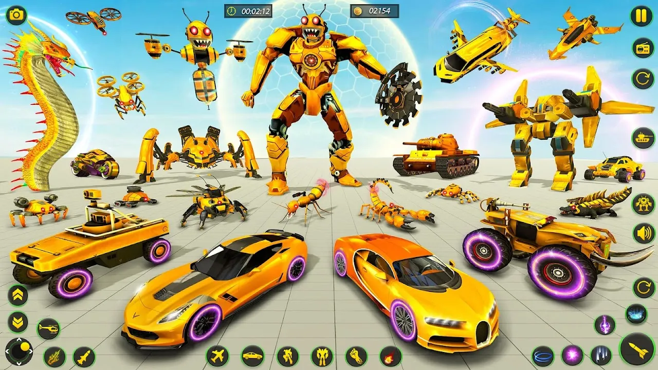 Bee Robot Car Transform Games Bee Robot Car Transform Games