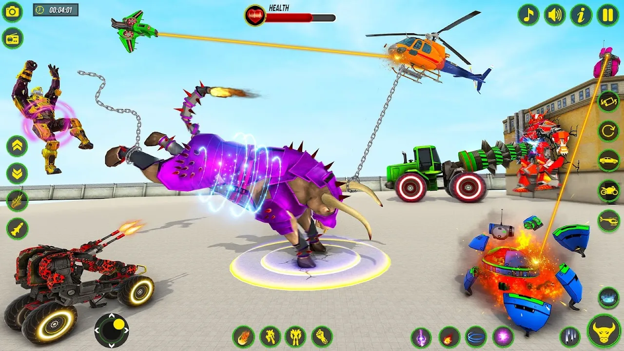 Bull Robot Car Game Bull Robot Car Game