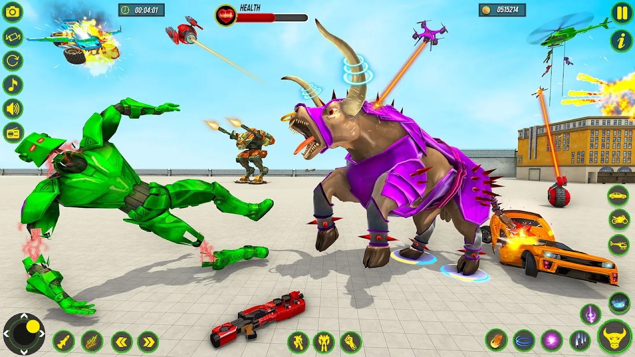 Bull Robot Car Game Bull Robot Car Game