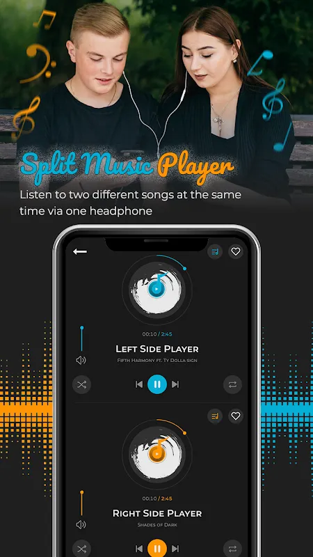 Split Music Player Split Music Player