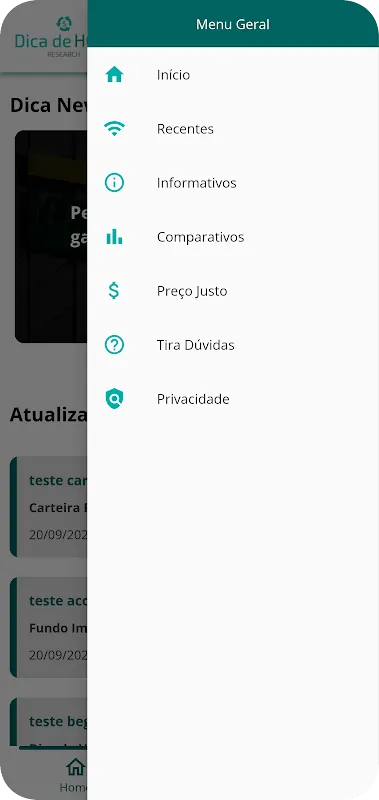 Dica de Hoje - Investimentos Dica de Hoje - Investimentos