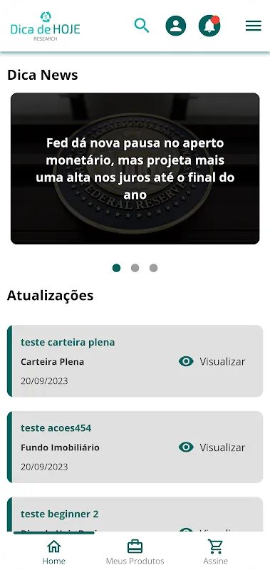 Dica de Hoje - Investimentos Dica de Hoje - Investimentos