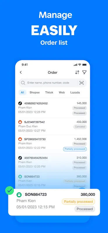 Sapo - Sales Management Sapo - Sales Management