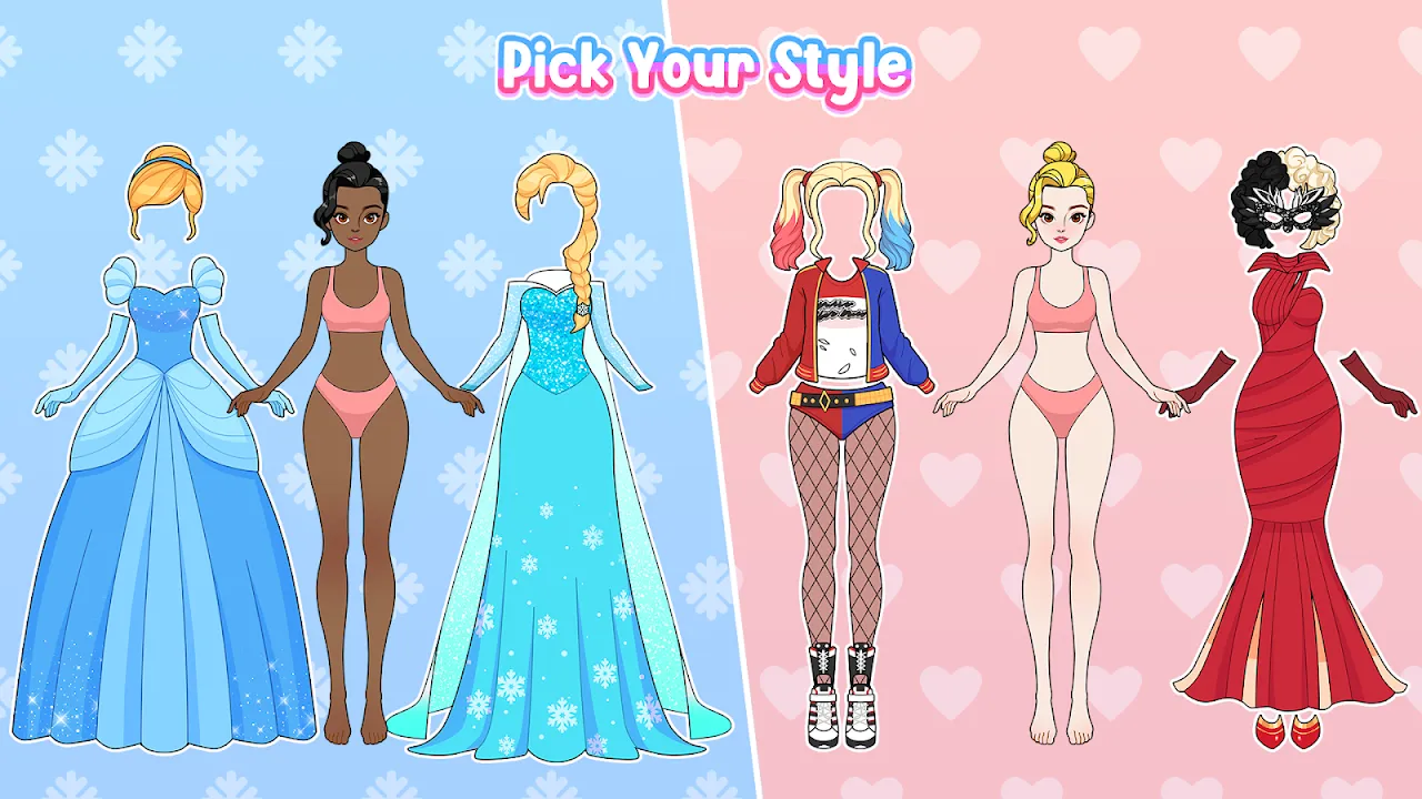 Paper Doll Makeover & Dress Up Paper Doll Makeover & Dress Up