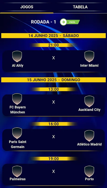 Mundial de Clubes 2025 PRO Mundial de Clubes 2025 PRO