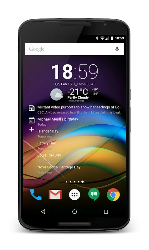 Chronus Information Widgets Chronus Information Widgets