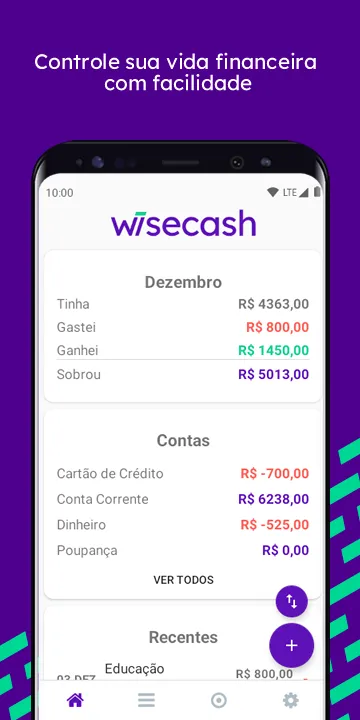 Wisecash - Controle Financeiro Wisecash - Controle Financeiro