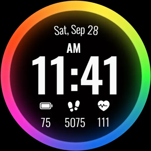 PRIDE Rainbow Watch Face